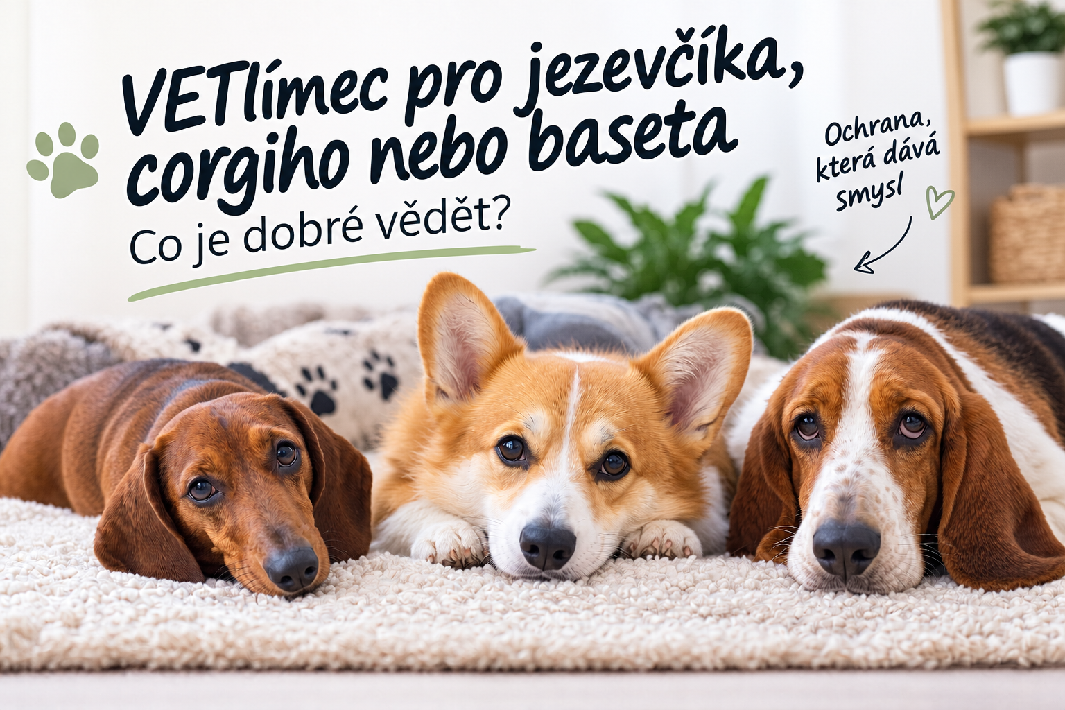 VETlímec pro jezevčíka, corgiho nebo baseta: Co je dobré vědět